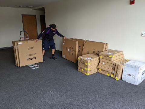 Bridge club tables and end tables arriving