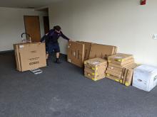 Bridge club tables and end tables arriving